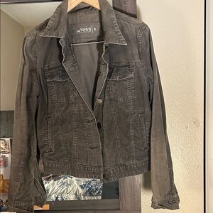 Gap Grey Corduroy Denim Jacket